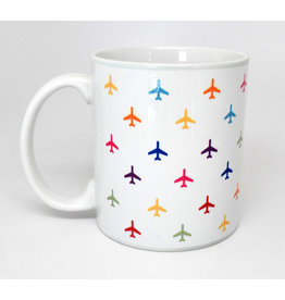 Airplane Pattern Mug