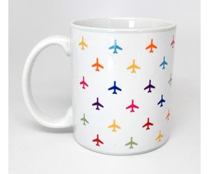 Airplane Pattern Coffee Mug - Planewear