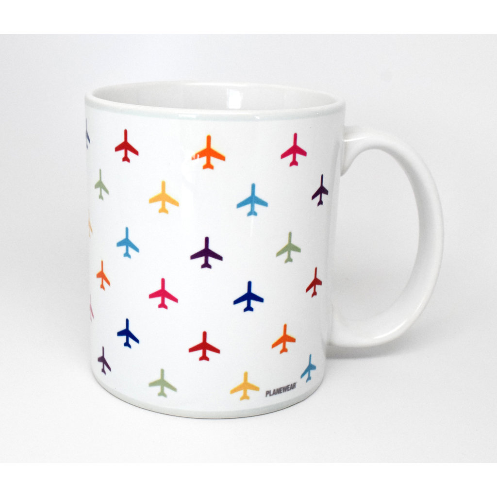 Airplane Pattern Coffee Mug Planewear
