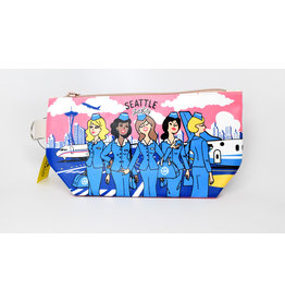 Seattle Stewardess Skyline Pouch -Med