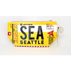 Seattle Luggage Tag Pouch-Yellow