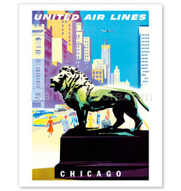 United Airlines Chicago Art Institute Print