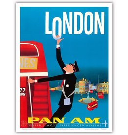 Pan Am London Double Decker Print