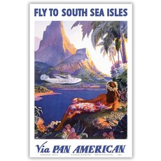 Pan Am Fly to the South Seas Isles Print 9x12