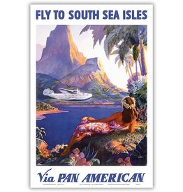 Pan Am Fly to the South Seas Isles Print