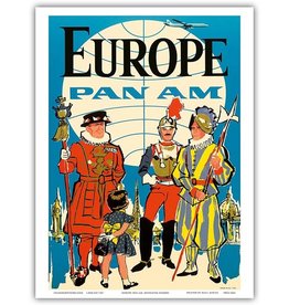 Pan Am Beefeater Guards Europe Print