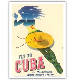 Fly to Cuba Holiday Isles of theTropics Print