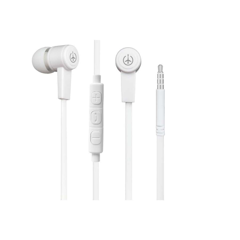 Plane Power Earphone to 3.5 Headphone Jack