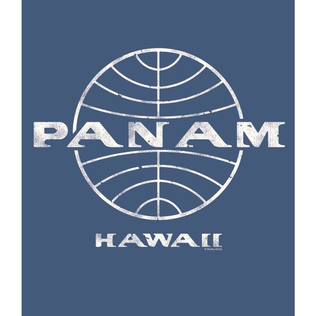 Pan Am Globe Logo Long Sleeve Mens T-shirt