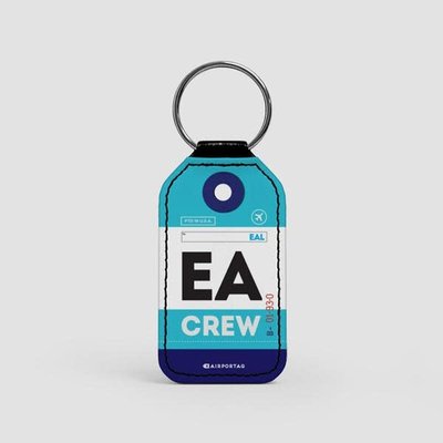AT-1 EA CREW Faux Leather Key Chain-DNR