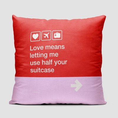 VAL Love means... Pillow Cover