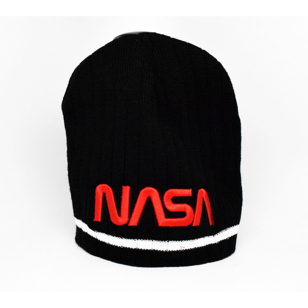 NASA Knit hat-RED NASA LOGO