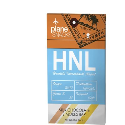 Plane Snacks HNL Milk Chocolate S'Mores Bar