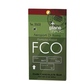 WHPWNS- Plane Snacks FCO Dark Chocolate Bar