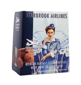 WH1HAF- Starbrook Airlines Cocoa Truffles w/Champagne*