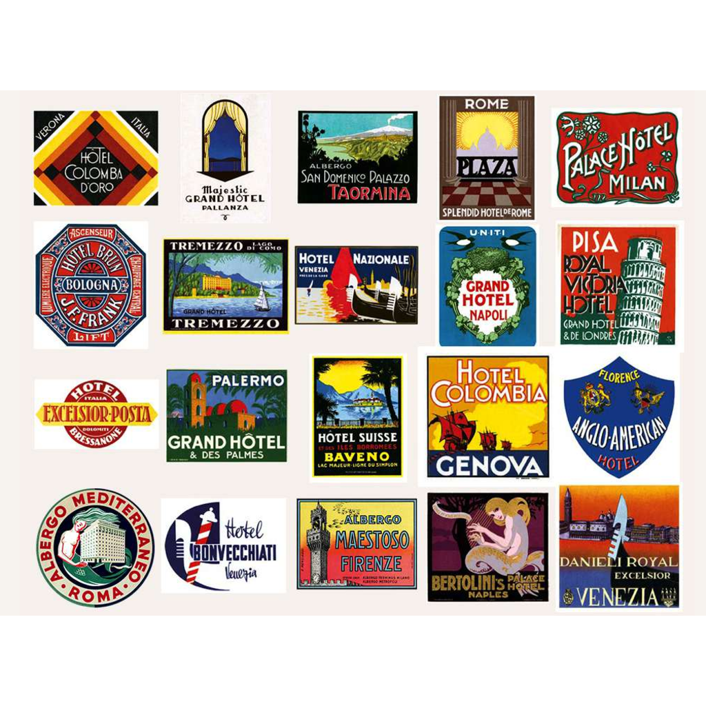 WINGS OF THE WORLD Vintage Travel Stickers