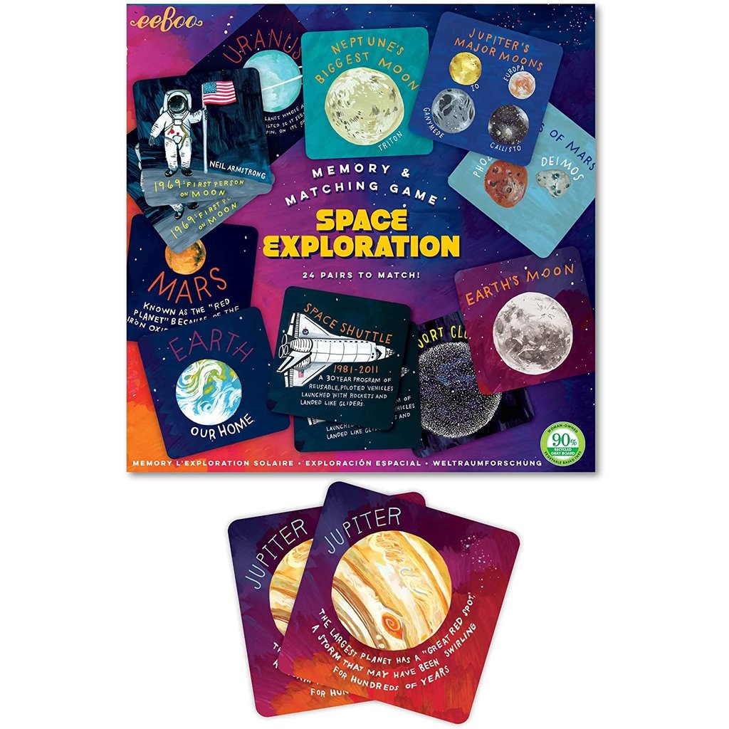 Space Exploration Memory Matching Game