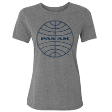 WHPC- Pan Am Grey Logo Womens T-shirt