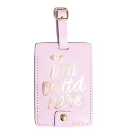 1BD- i'm outta here Luggage Tag