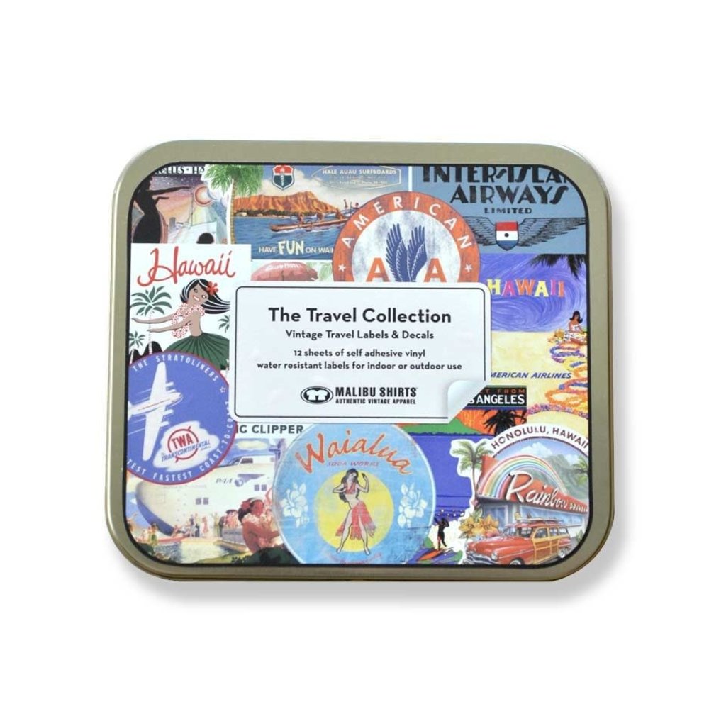 The Travel Collection Sticker Tin