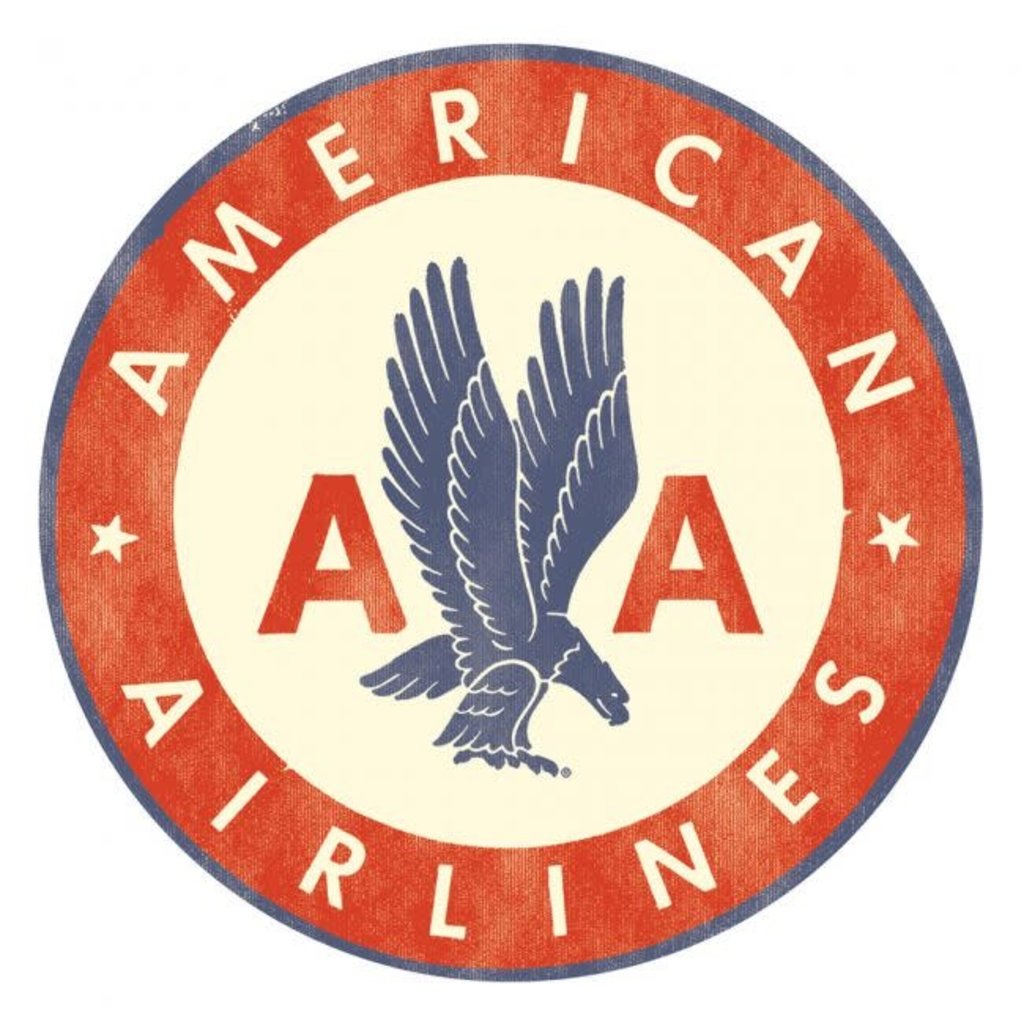 American Airlines Baggage Tag Sticker