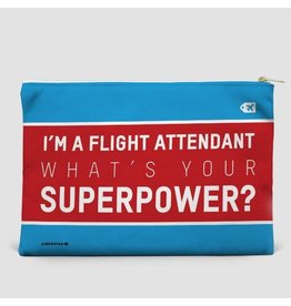 I'm a Flight Attendant Pouch-Large