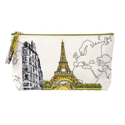 Handmade Paris Eiffel Tower Pouch