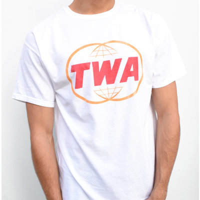 TWA Double Globe Logo Mens T-shirt