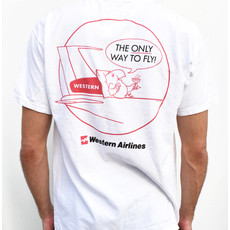 Western Airlines Wally Mens Retro T-shirt