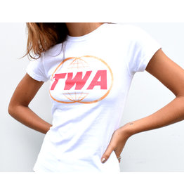 TWA Double Globe Logo Womens T-shirt