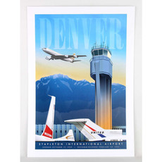 JAA Denver Stapleton Airport Poster 14x20