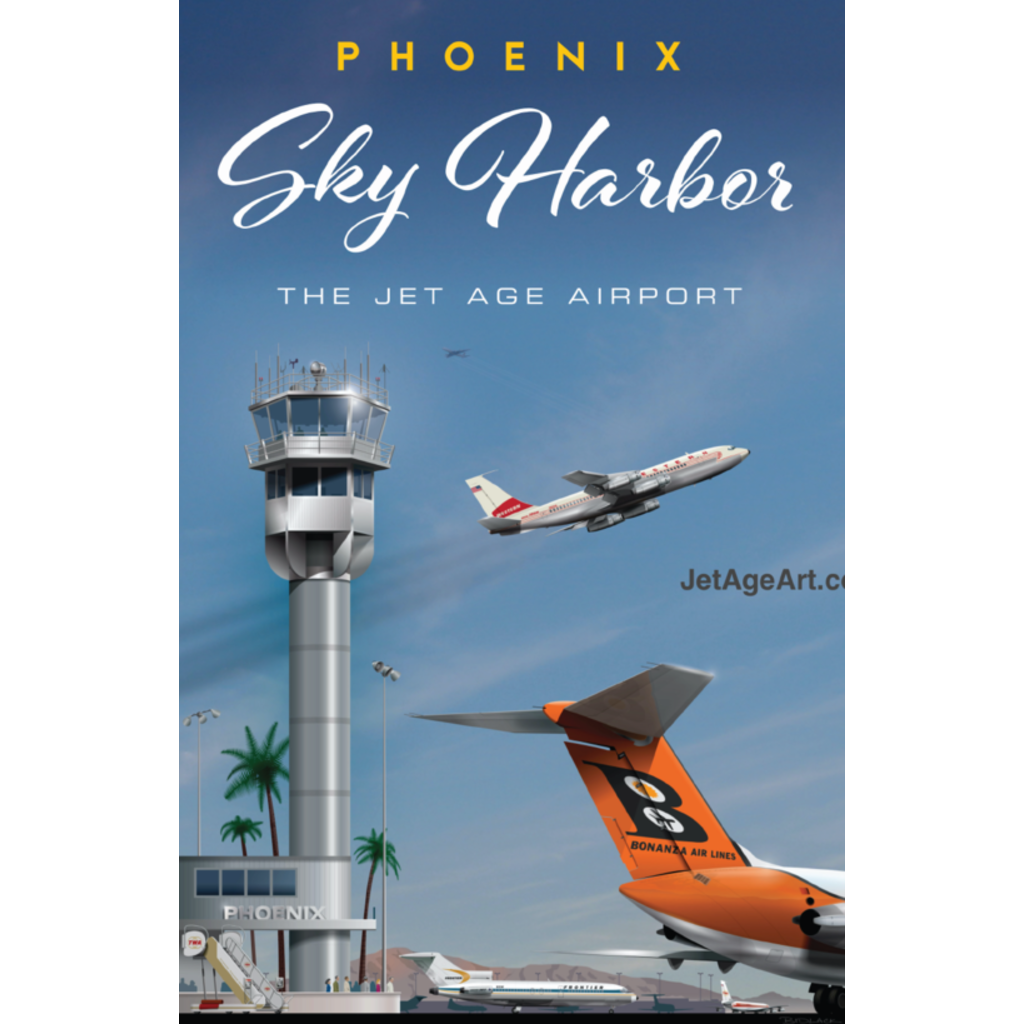 JAA Phoenix Sky Harbor Poster 14x20