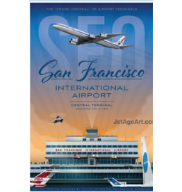 JAA SFO San Francisco International Airport Art Print