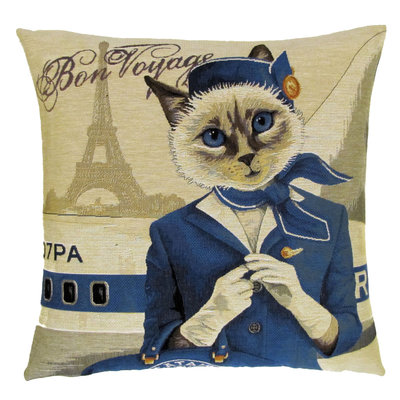 WHYW- CatAir Tapestry Cushion Cover