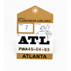 ATL Baggage Tag Die-Cut Sticker