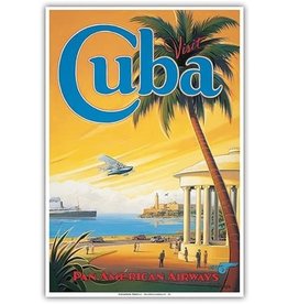 Pan Am Visit Cuba Havana Bay Print