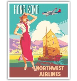 Northwest Orient Hong Kong Print
