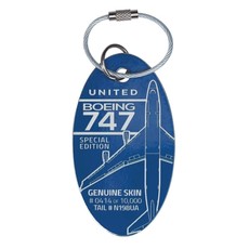 Plane Tag Boeing United 747-400 Stratolaunch - Blue