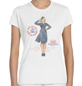 TWA Pin Up Girl Womens T-shirt