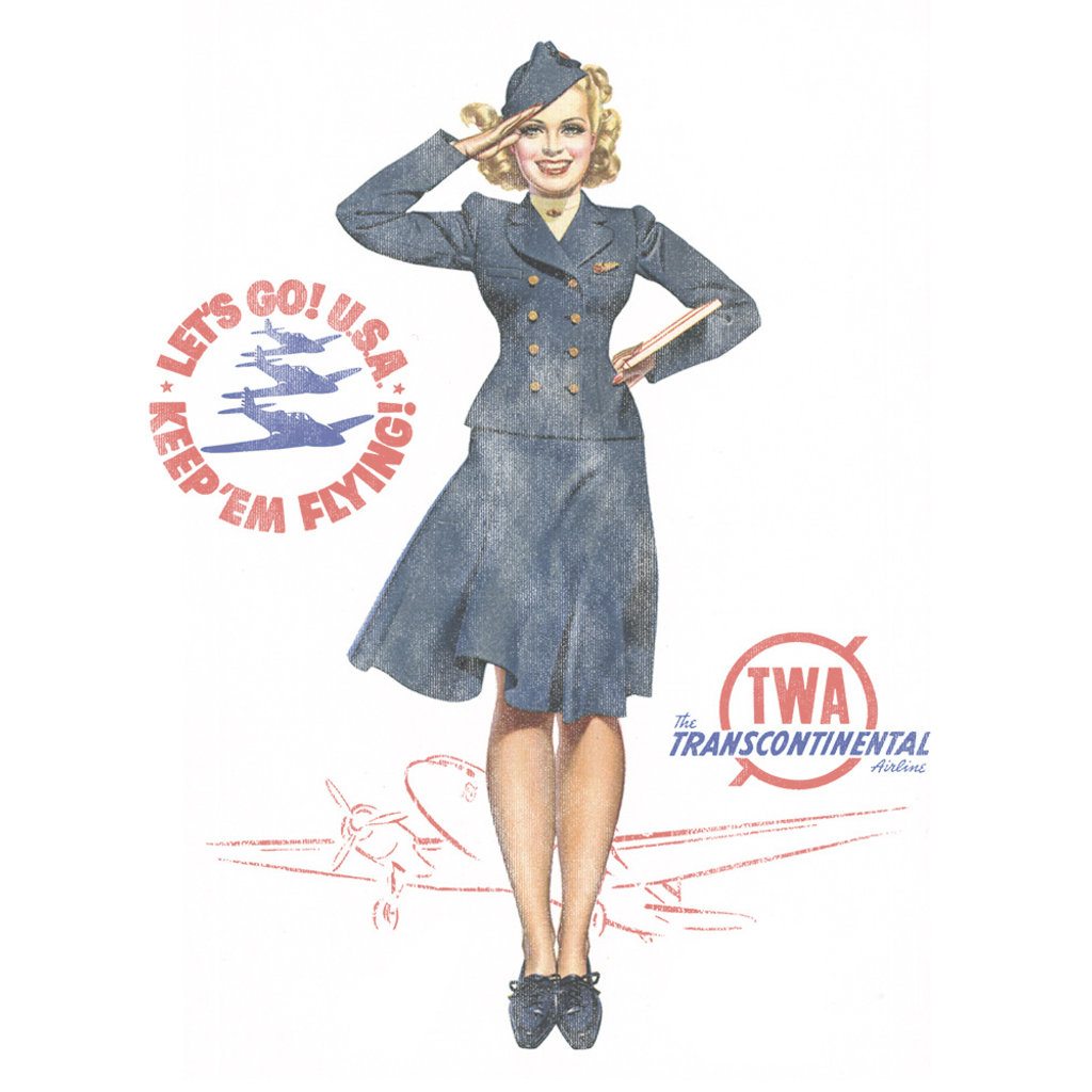 WHMS- TWA Pin Up Girl Womens T-shirt