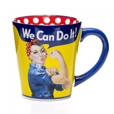 Rosie the Riveter Polka Dot Mug