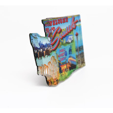 WHMM- Welcome to Seattle Retro Acrylic Magnet