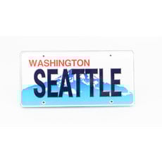 WHMM- Seattle License Plate Acrylic Magnet