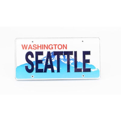 WHMM- Seattle License Plate Magnet