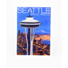 Seattle Aerial View Space Needle Magnet