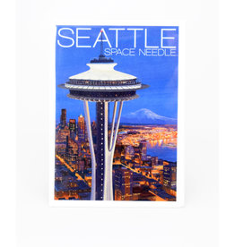 Seattle Aerial View Space Needle Magnet
