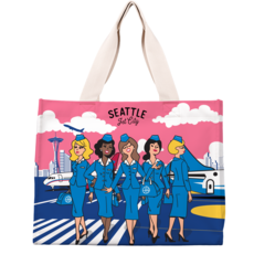 Seattle Stewardess Tote Bag