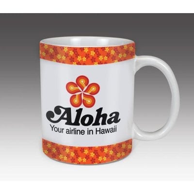 WHMS- Aloha Airlines Vintage Logo Premium Mug