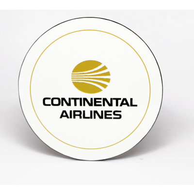 WHVA- Continental 70's Logo Airline Coaster