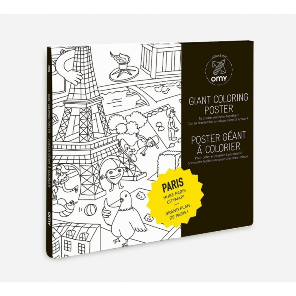OMY  Coloring Poster- PARIS